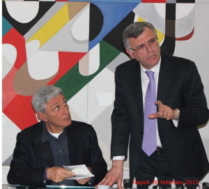 Con Antonio Bassolino (Napoli, 2012)
